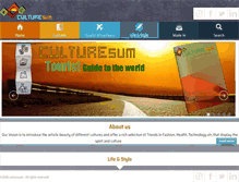 Tablet Screenshot of culturesum.com